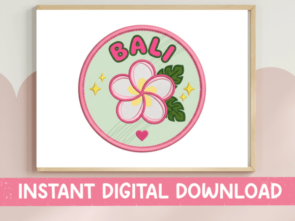 Bali Flower Badge SVG Review