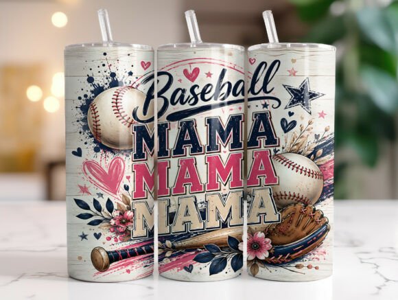 Baseball Mama Floral 20oz Tumbler Wrap Review