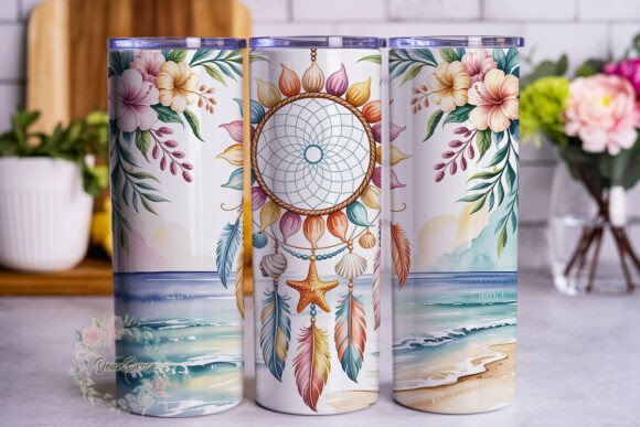 Bohemian Dreamcatcher Beach Tumbler Wrap Review