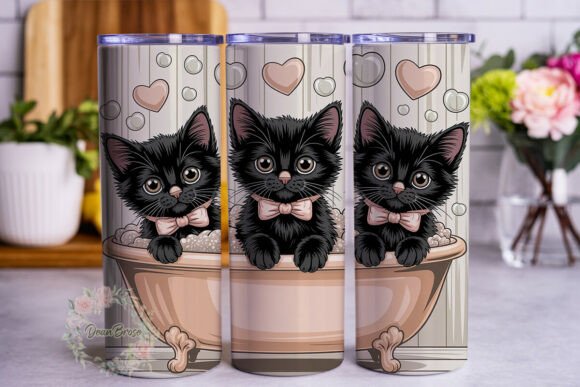 Cute Black Kittens Tumbler Wrap Review