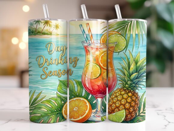 Day Drinking Season Beach Tumbler Wrap Review