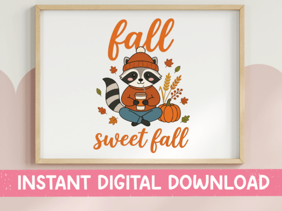 Fall Sweet Fall Raccoon Coffee SVG Review