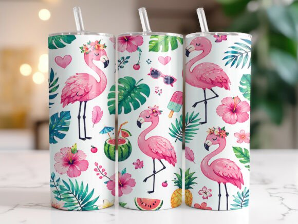 Flamingo 20oz Skinny Tumbler Sublimation Review