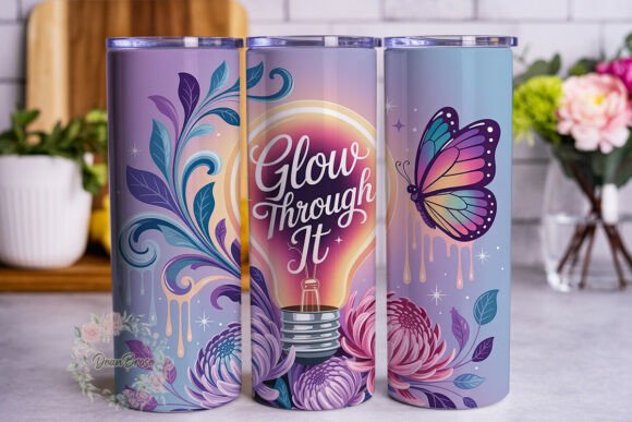 Glow Through It Floral Tumbler Wrap Review