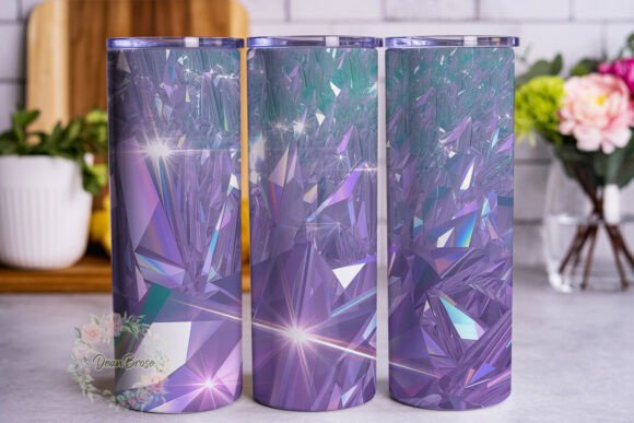 Iridescent Crystal Shard Tumbler Wrap Design Review