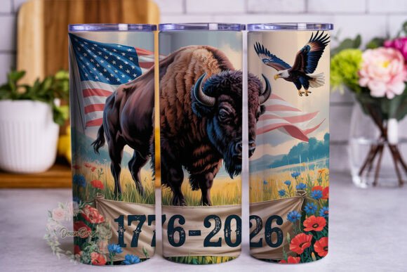 Patriotic Bison Eagle Tumbler Wrap Review