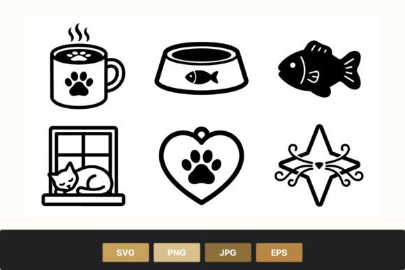 Paw Print Cup and Cat Icons Review