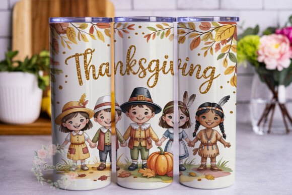 Pilgrim Native Kids Fall Tumbler Wrap Design Review