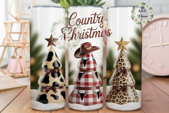Western Christmas Tree Tumbler Wrap Review