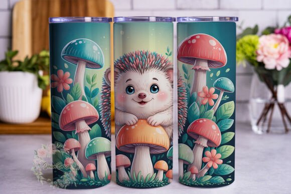 Whimsical Hedgehog Mushroom Tumbler Wrap Review
