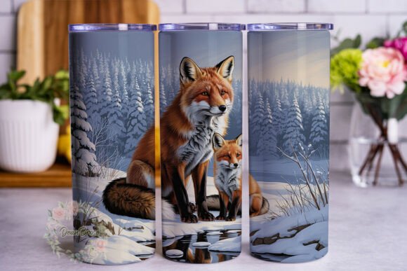 Winter Forest Fox Tumbler Wrap Review